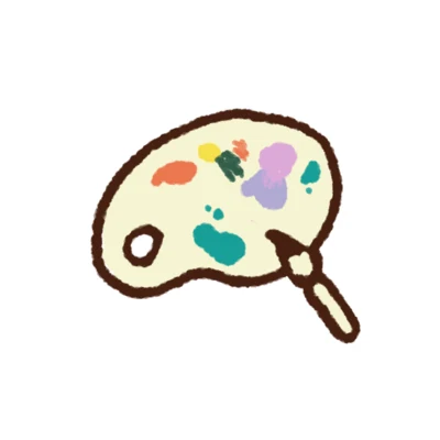 絵の具パレット